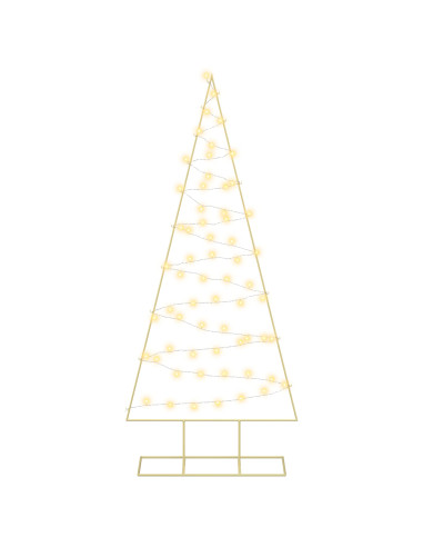 Albero di Natale in metallo con LED KUOPIO 180 cm Bianco caldo