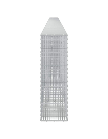 Gabione con Filo da 5 mm e Rete da 5x2,5 cm 950x30x100 cm