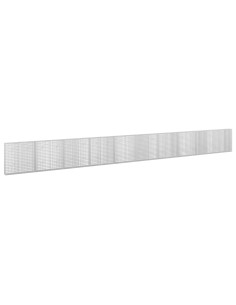 Gabione con Filo da 5 mm e Rete da 5x2,5 cm 1000x20x100 cm 2