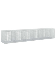 Gabione con Filo da 5 mm e Rete da 5x2,5 cm 550x100x100 cm 2