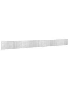 Gabione con Filo da 5 mm e Rete da 5x2,5 cm 1150x10x100 cm 2