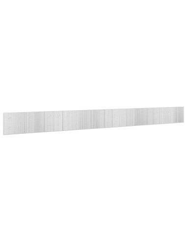 Gabione con Filo da 5 mm e Rete da 5x2,5 cm 1150x10x100 cm