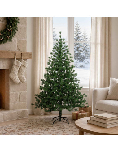 Albero di Natale Artificiale con Rami Pieghevoli 150 cm