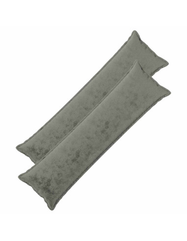 Federa 2 pz HOUTEN Grigio Scuro 40 x 145 cm Flanella