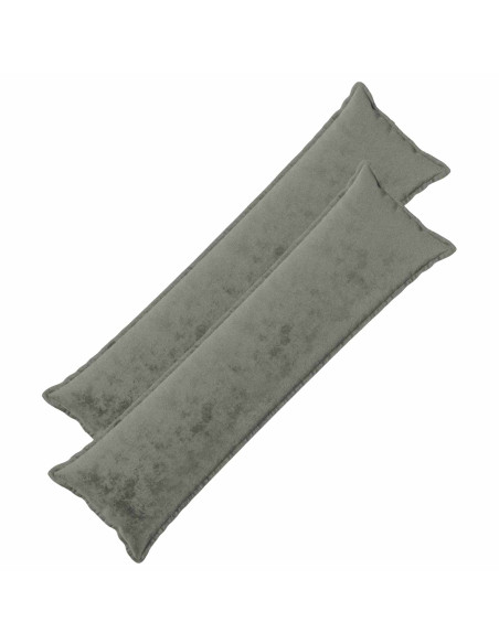 Federa 2 pz HOUTEN Grigio Scuro 40 x 145 cm Flanella