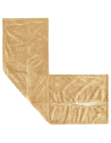 Federa 2 pz HOUTEN Tortora 40 x 145 cm Flanella