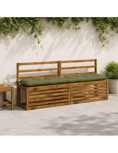 Cuscino per panchina VIANEN 100% Poliestere Verde Oliva