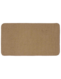 Tappeto da Area Marrone Chiaro 60 x 110 cm Juta