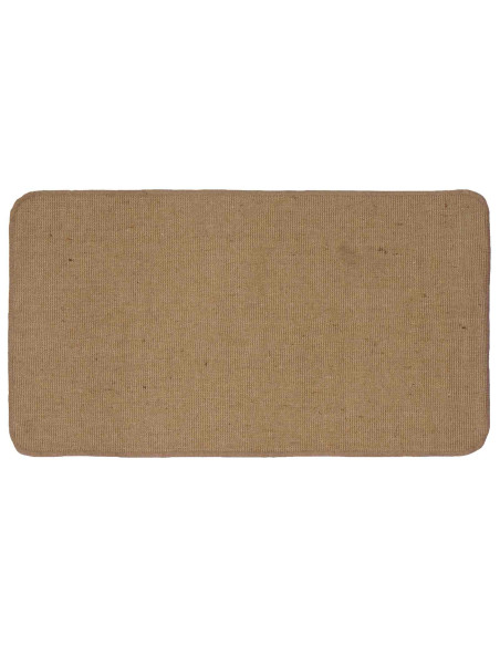 Tappeto da Area Marrone Chiaro 60 x 110 cm Juta