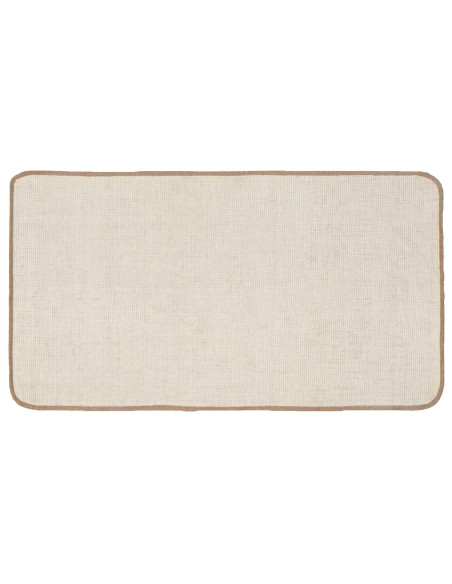 Tappeto da Area Marrone Chiaro 60 x 110 cm Juta