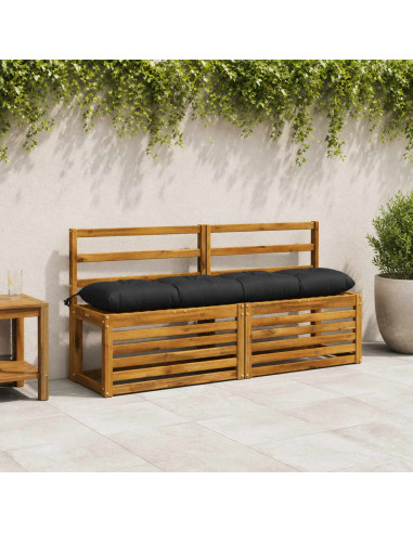 Cuscino per panchina VIANEN 100% Poliestere Blu Scuro