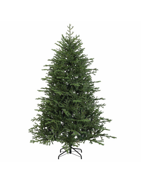Albero di Natale Artificiale con Rami Pieghevoli 180 cm 300 LED