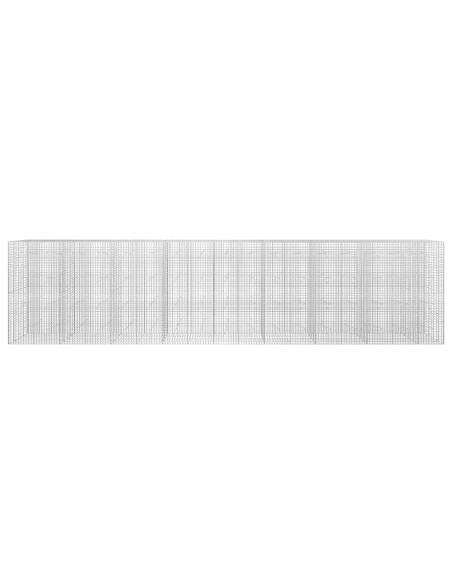 Gabione con filo da 5 mm e rete da 5x5 cm 850x20x200 cm