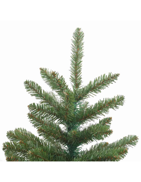 Albero di Natale Artificiale con Rami Pieghevoli Verde 210 cm