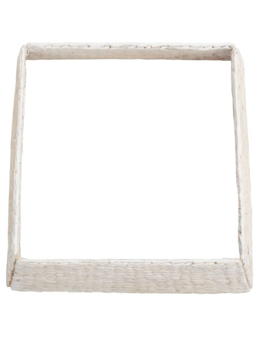 Collare per Albero di Natale Quadrato Bianco 50 x 50 x 25 cm