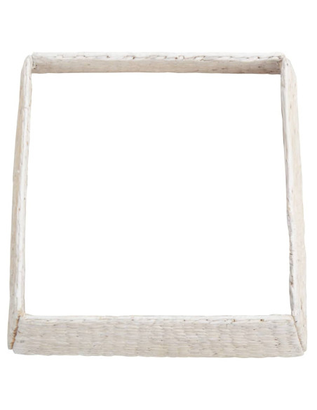 Collare per Albero di Natale Quadrato Bianco 50 x 50 x 25 cm