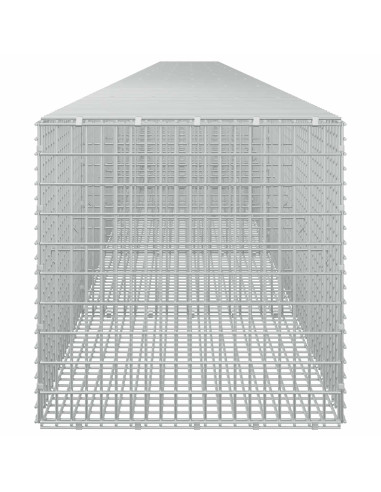 Gabione con Filo da 5 mm e Rete da 5x2,5 cm 1100x50x50 cm
