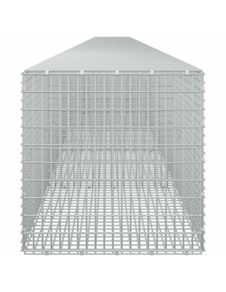Gabione con Filo da 5 mm e Rete da 5x2,5 cm 1100x50x50 cm