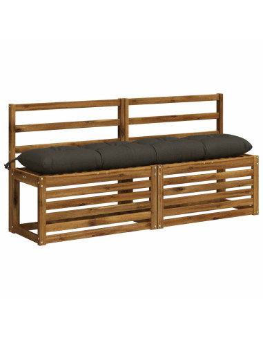 Cuscino per panchina VIANEN 100% Poliestere Antracite