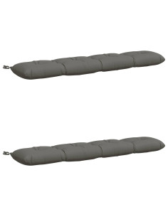 Cuscini per Panchina VIANEN 2 pz 100% Poliestere Grigio 2