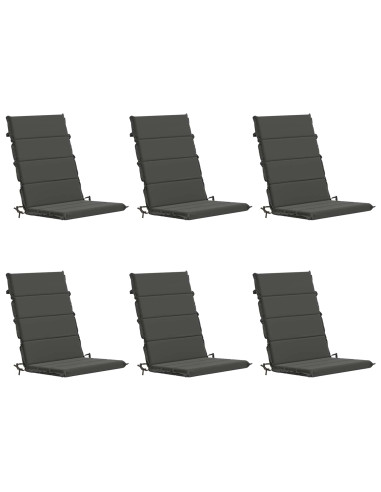 Cuscino per sedia a schienale alto GEMERT 6 pz 100% Poliestere