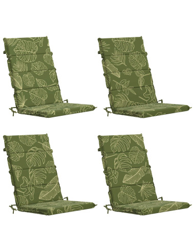 Cuscino per sedia a schienale alto GEMERT 4 pz 100% Poliestere