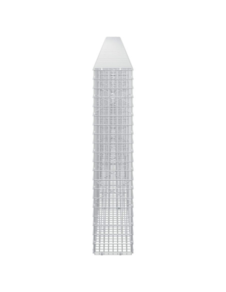Gabione con Filo da 5 mm e Rete da 5x2,5 cm 750x20x100 cm