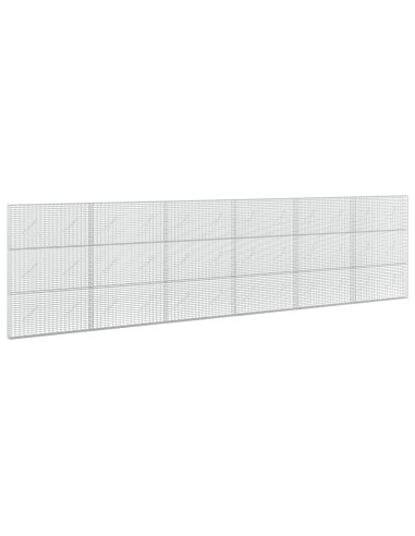 Gabione con Filo da 5 mm e Rete da 5x2,5 cm 600x10x150 cm