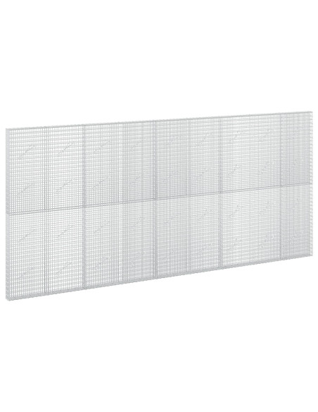 Gabione con Filo da 5 mm e Rete da 5x2,5 cm 450x10x200 cm