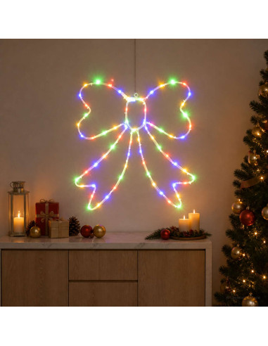 Fiocco di Natale luminoso LED LOVIISA 70 LED Multicolore