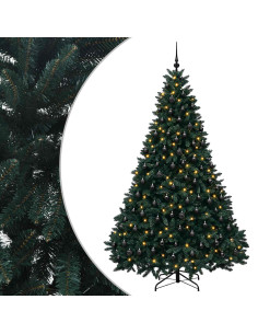 Albero di Natale artificiale verde scuro con palline 300 cm
