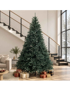 Albero di Natale Artificiale con Rami Pieghevoli 270 cm PVC