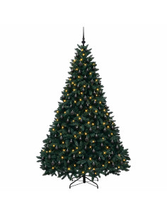 Albero di Natale artificiale verde scuro con palline 300 cm 2