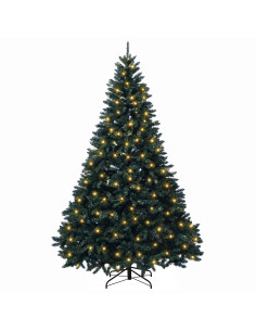 Albero di Natale Artificiale con Rami Pieghevoli 300 cm 600 LED 2