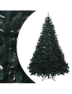 Albero di Natale Artificiale con Rami Pieghevoli 270 cm PVC 2