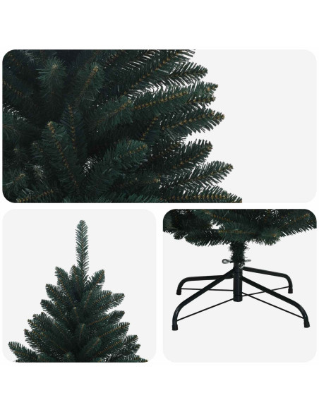 Albero di Natale Artificiale con Rami Pieghevoli 270 cm PVC