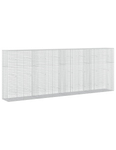 Gabione con filo da 5 mm e rete da 5x5 cm 400x50x150 cm 2