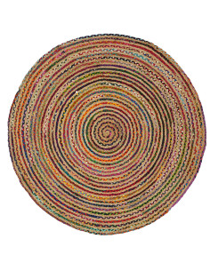 Tappeto da Area Multicolore Ø 120 cm Juta 2