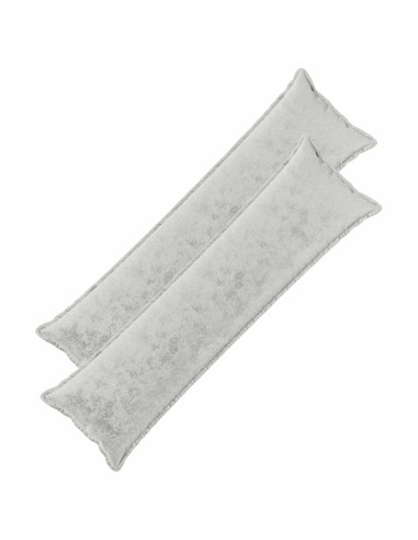 Federa 2 pz HOUTEN Grigio Chiaro 40 x 145 cm Flanella