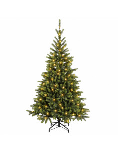 Albero di Natale Artificiale con Rami Pieghevoli 150 cm 150 LED 2