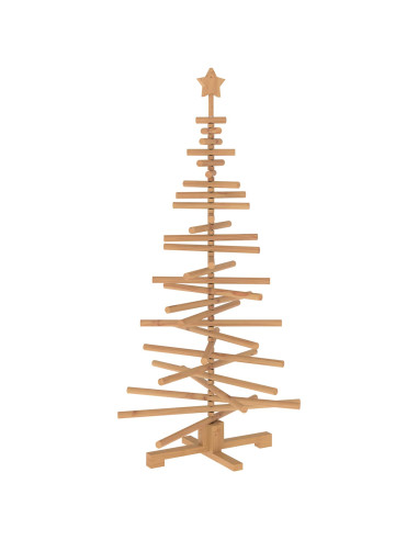 Albero di Natale in legno KOTKA 150 cm Legno Massello di Pino