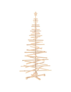 Albero di Natale in legno KOTKA 180 cm Legno Massello di Pino 2