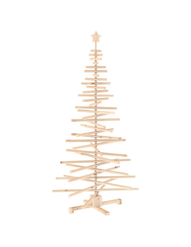 Albero di Natale in legno KOTKA 180 cm Legno Massello di Pino