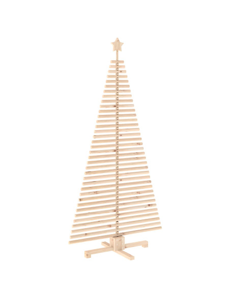 Albero di Natale in legno KOTKA 180 cm Legno Massello di Pino