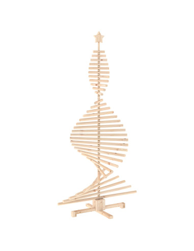 Albero di Natale in legno KOTKA 180 cm Legno Massello di Pino