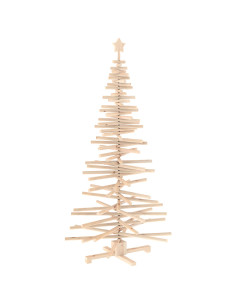 Albero di Natale in legno KOTKA 180 cm Legno Massello di Pino 2