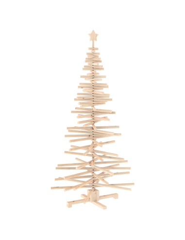 Albero di Natale in legno KOTKA 180 cm Legno Massello di Pino
