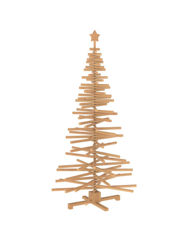 Albero di Natale in legno KOTKA 180 cm Legno Massello di Pino