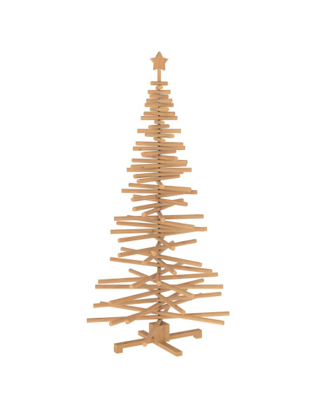 Albero di Natale in legno KOTKA 180 cm Legno Massello di Pino