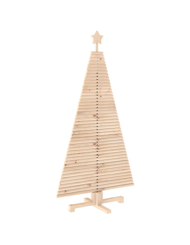 Albero di Natale in legno KOTKA 150 cm Legno Massello di Pino